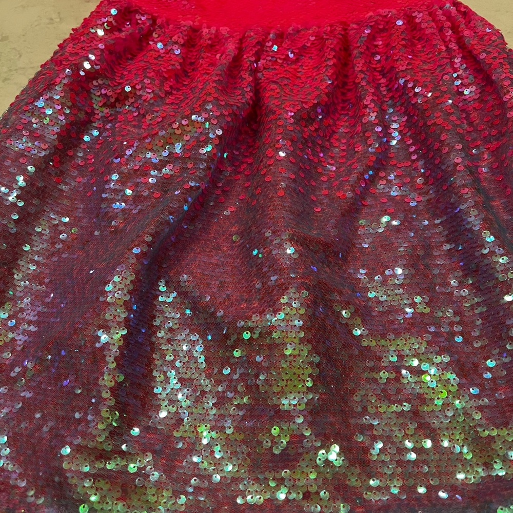 Lola Glittery Pink and Purple Kids Dance Costume - Picture 3 of 5
